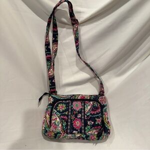 Vera Bradley Little Hipster Crossbody in Retired Petal Paisley Pattern